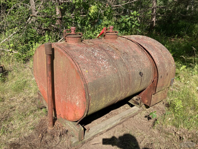 Antique fuel barrel